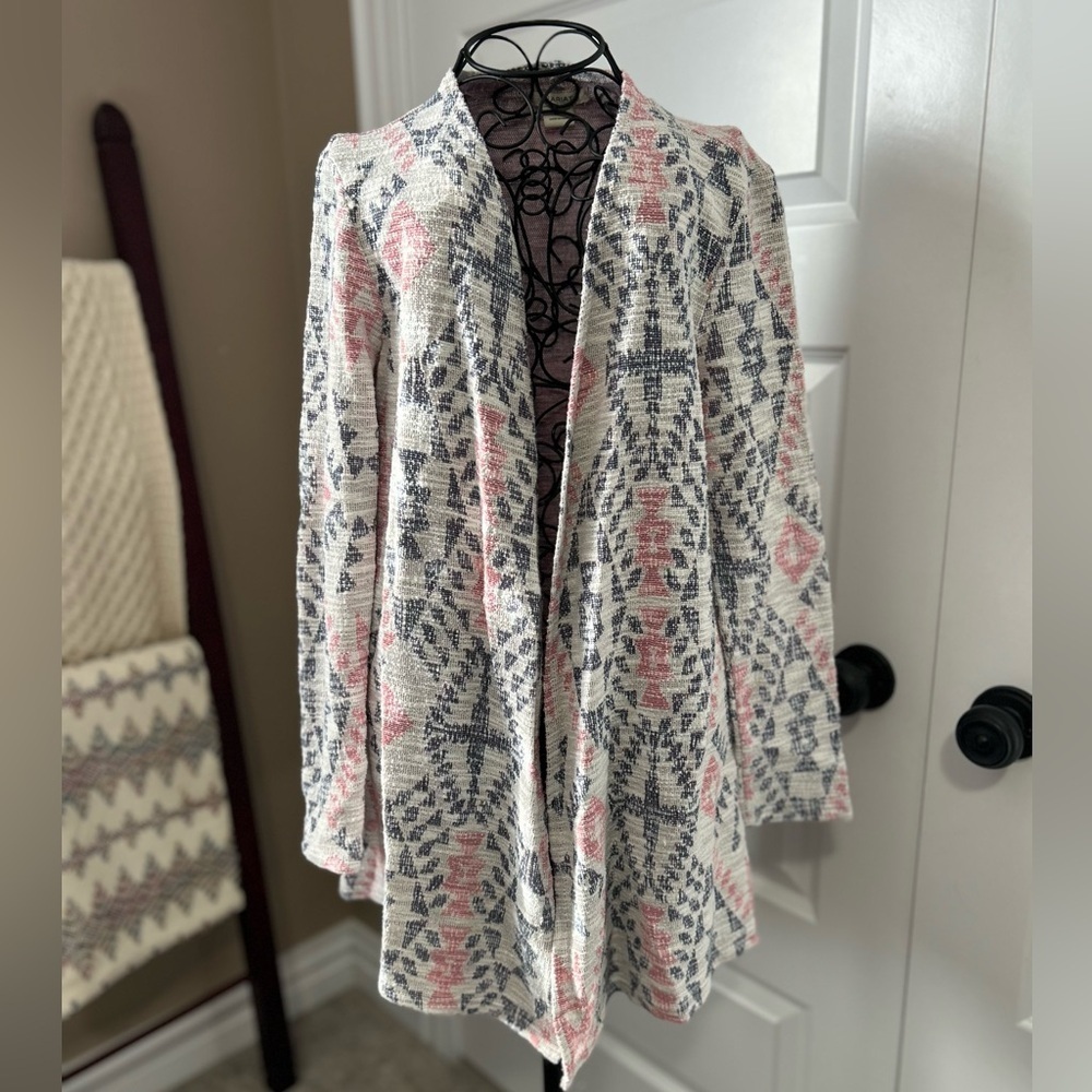 Ariat Women's Geometric Southwest Aztec Open Front Cardigan